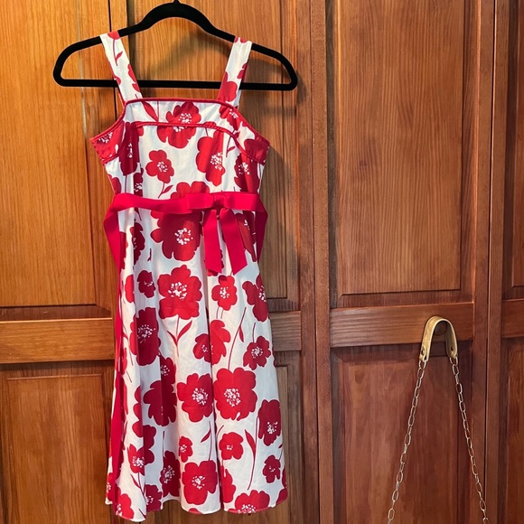 Rosenau Girl’s orange and white floral dress (NWOT) - Picture 3 of 11